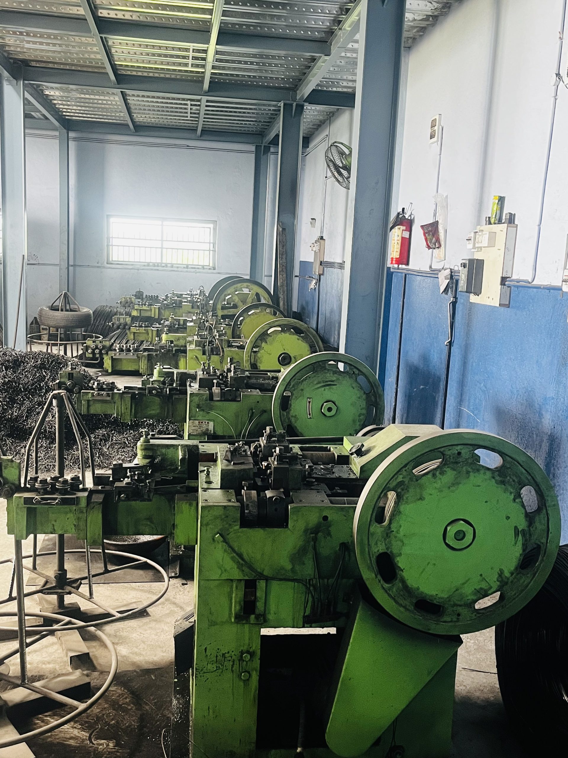 Ekta Mild Steel Automatic Nail Making Machine, 7.5 hp at Rs 950000 in Rajkot
